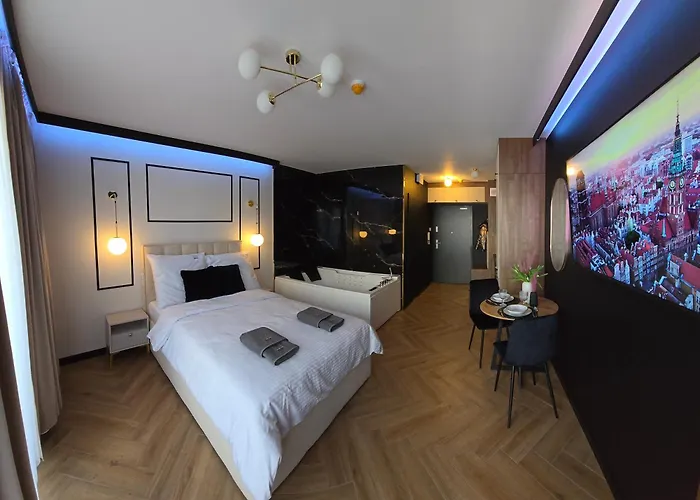 Motlava Romantic Loft - Jacuzzi 4* Gdansk