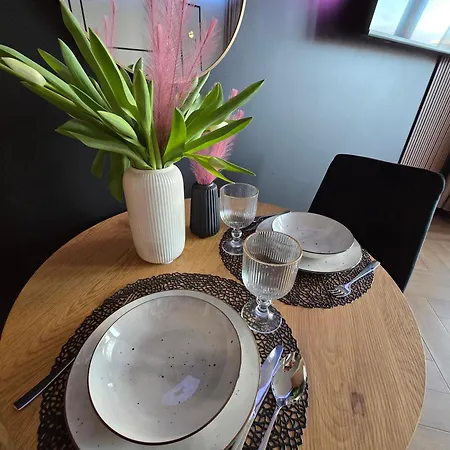 Motlava Romantic Loft - Jacuzzi Appart hôtel Gdańsk